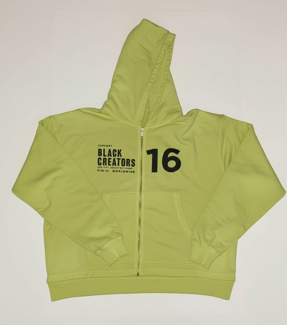 Support Black Creators 16 Acid Wash Hoodie