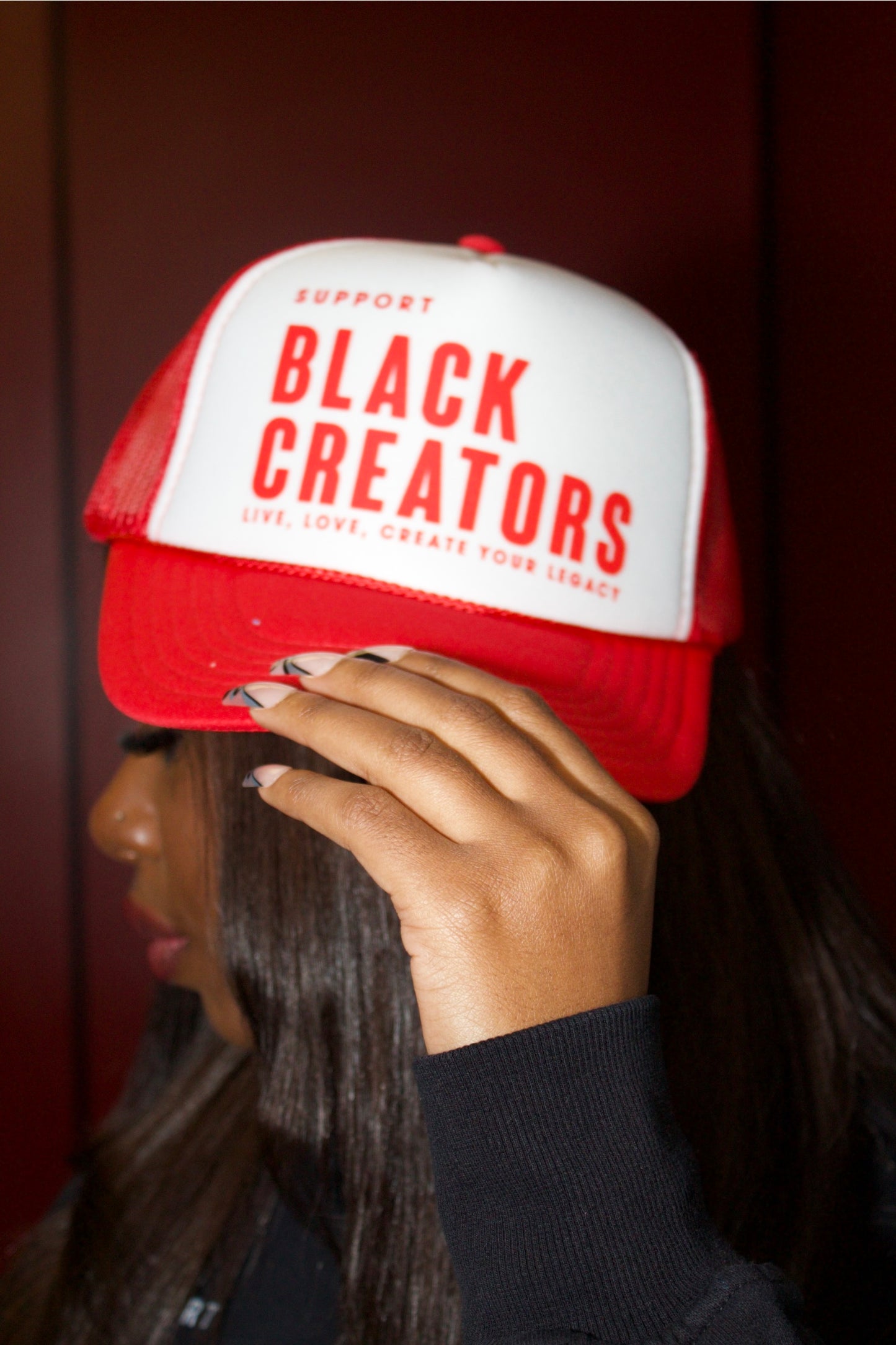 Support Black Creators Trucker Hats