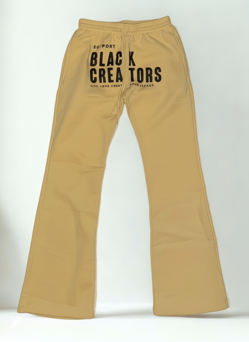 Support Black Creators Flare Sweatpants
