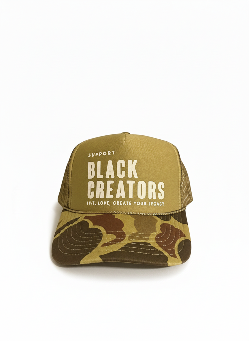 Support Black Creators Trucker Hats
