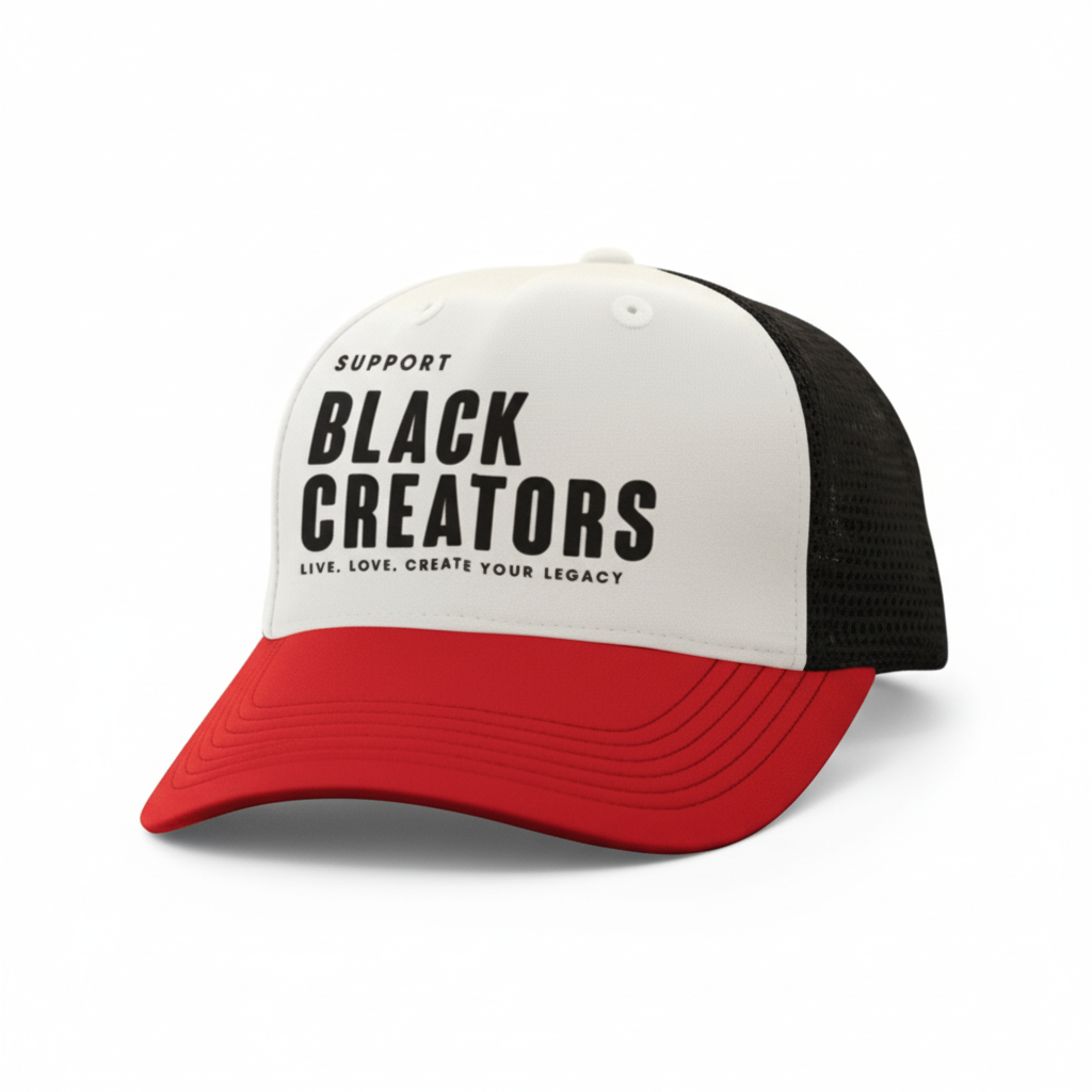 Support Black Creators Trucker Hats