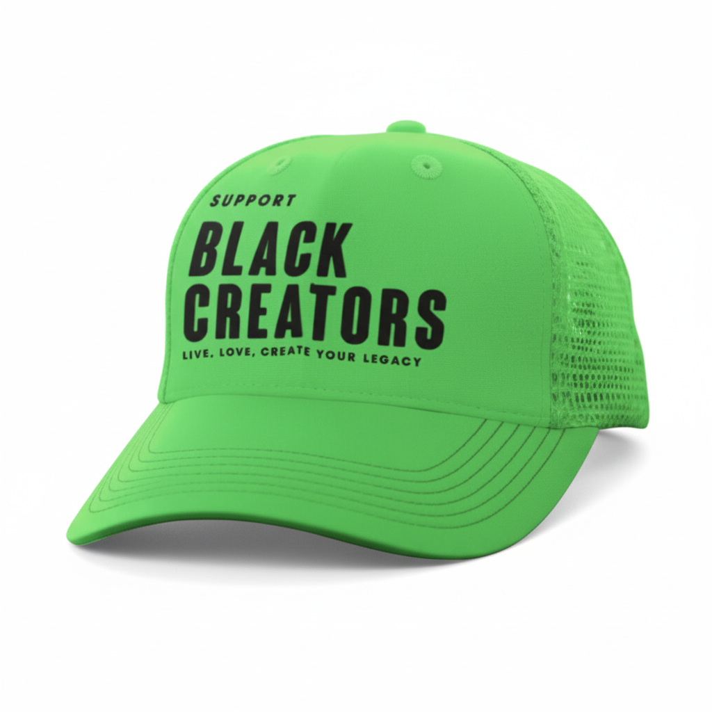Support Black Creators Trucker Hats
