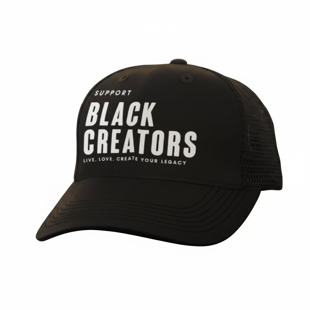 Support Black Creators Trucker Hats