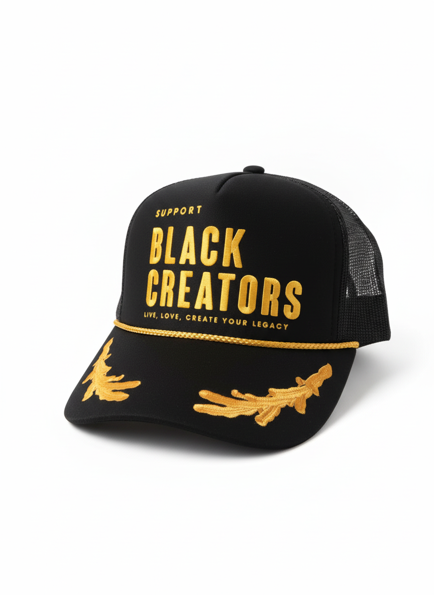 Support Black Creators Trucker Hats