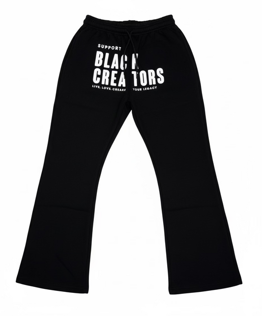 Support Black Creators Flare Sweatpants
