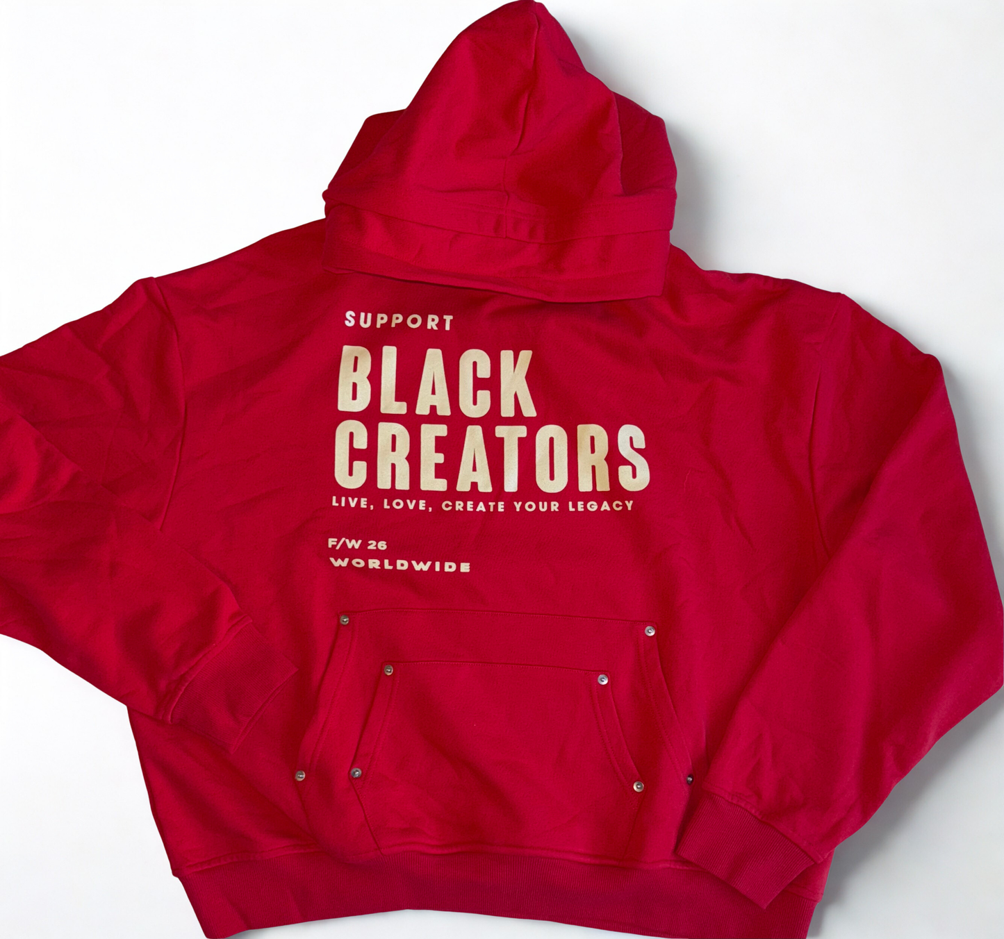 Support Black Creators Heavyweight Hoodie